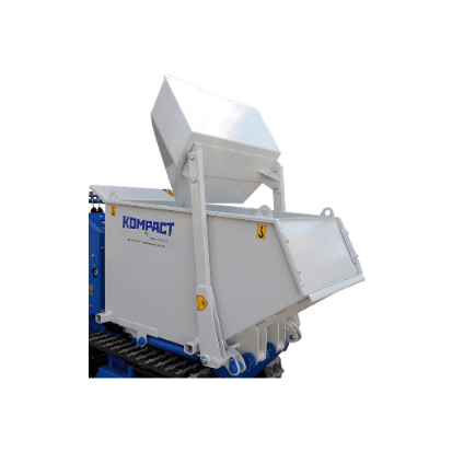 Benne 560 litres auto chargeuse pour dumper à chenilles Kompact K80