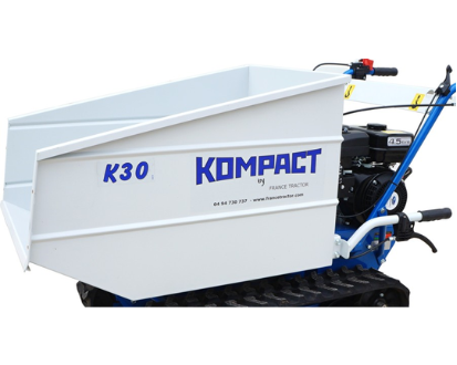Cuve 190 ltres pour brouette à chenilles Kompact K30-Cuve 190 L basculante