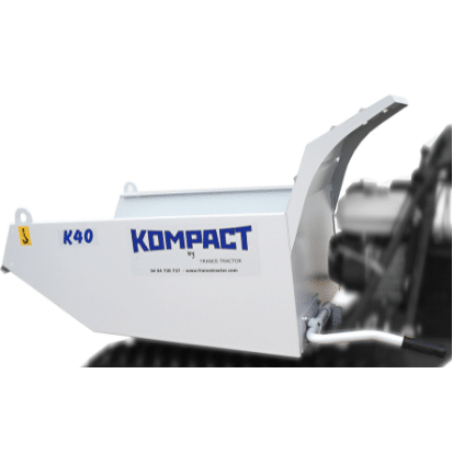 Cuve 240 litres pour brouettes à chenilles Kompact K40-cuve basculante manuelle