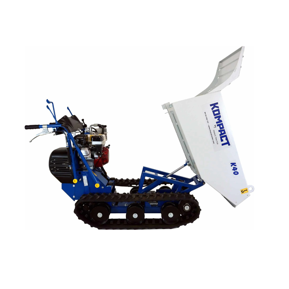 K40 Brouette à chenilles Honda GX200 Basculement hydraulique