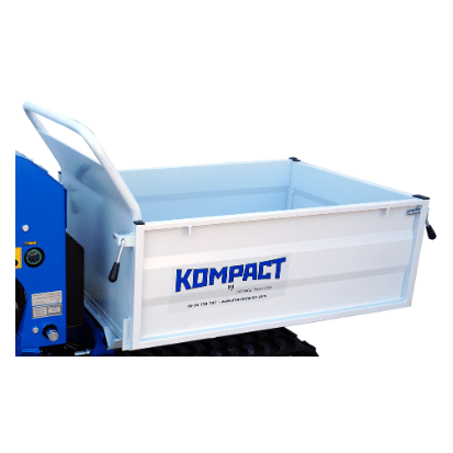 Plateau à ridelles extensibles ou déposables pour transporteur à chenilles Kompact K50 ou K65