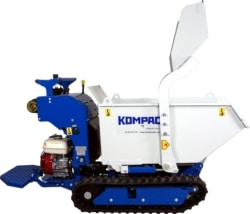 Cuve 300 L auto-chargeuse en acier laquée pour transporteur à chenilles K50