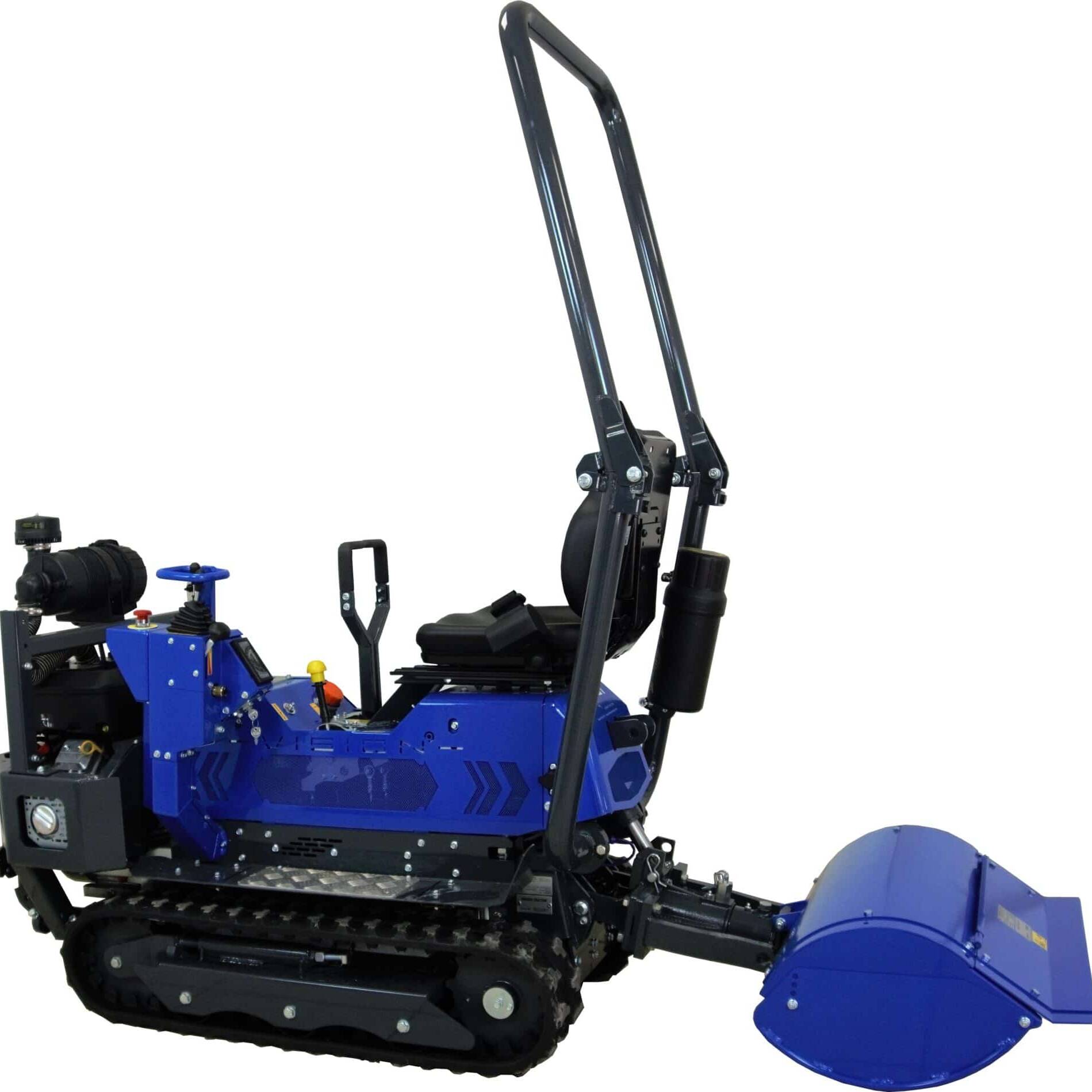ROTOVATOR fraise sur microtracteur à chenilles Vision