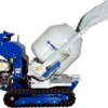 Bétonnière auto-chargeuse sur chenillard k65