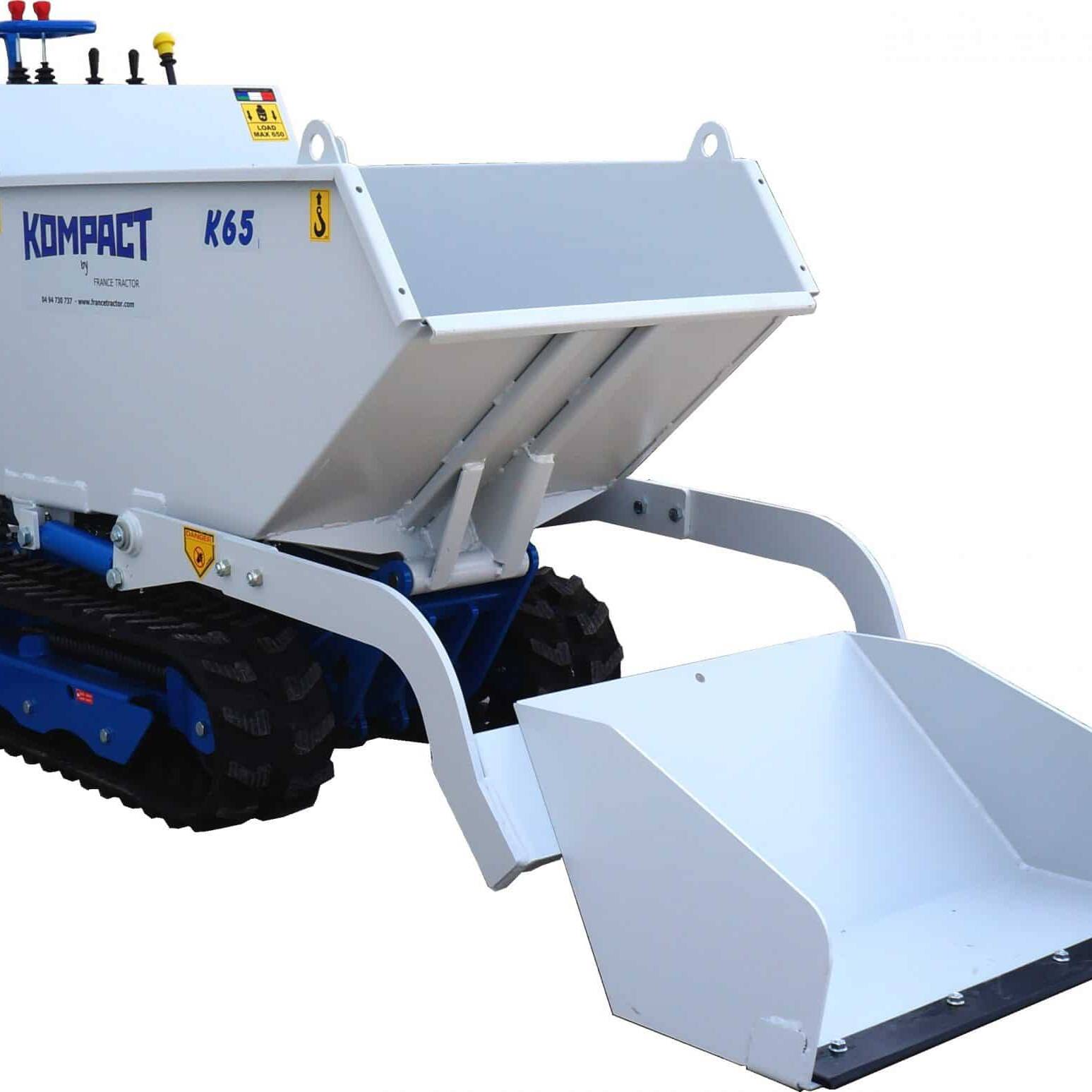 chenillard k65 cuve auto bascule
