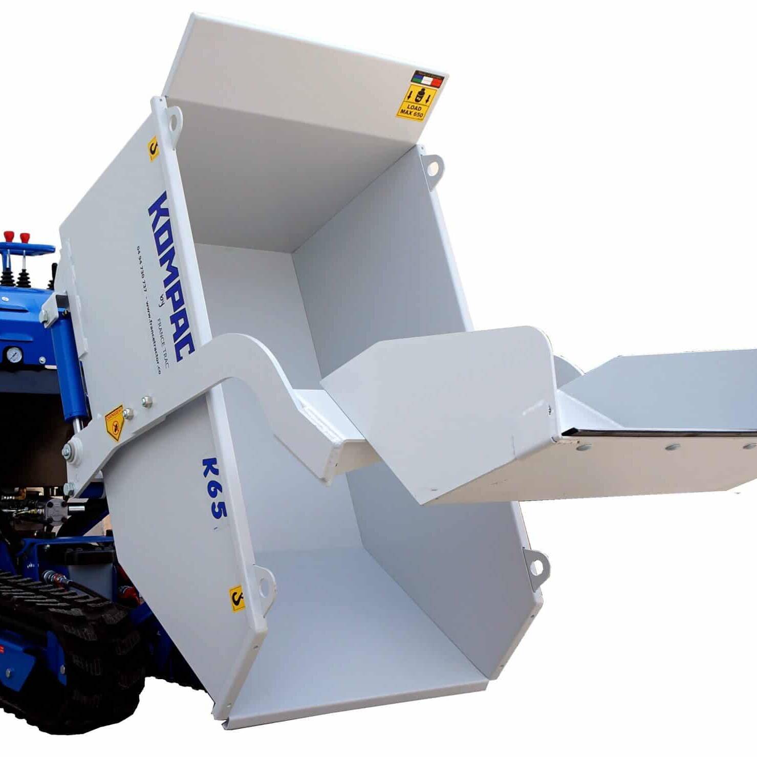 chenillard k65 cuve auto bascule