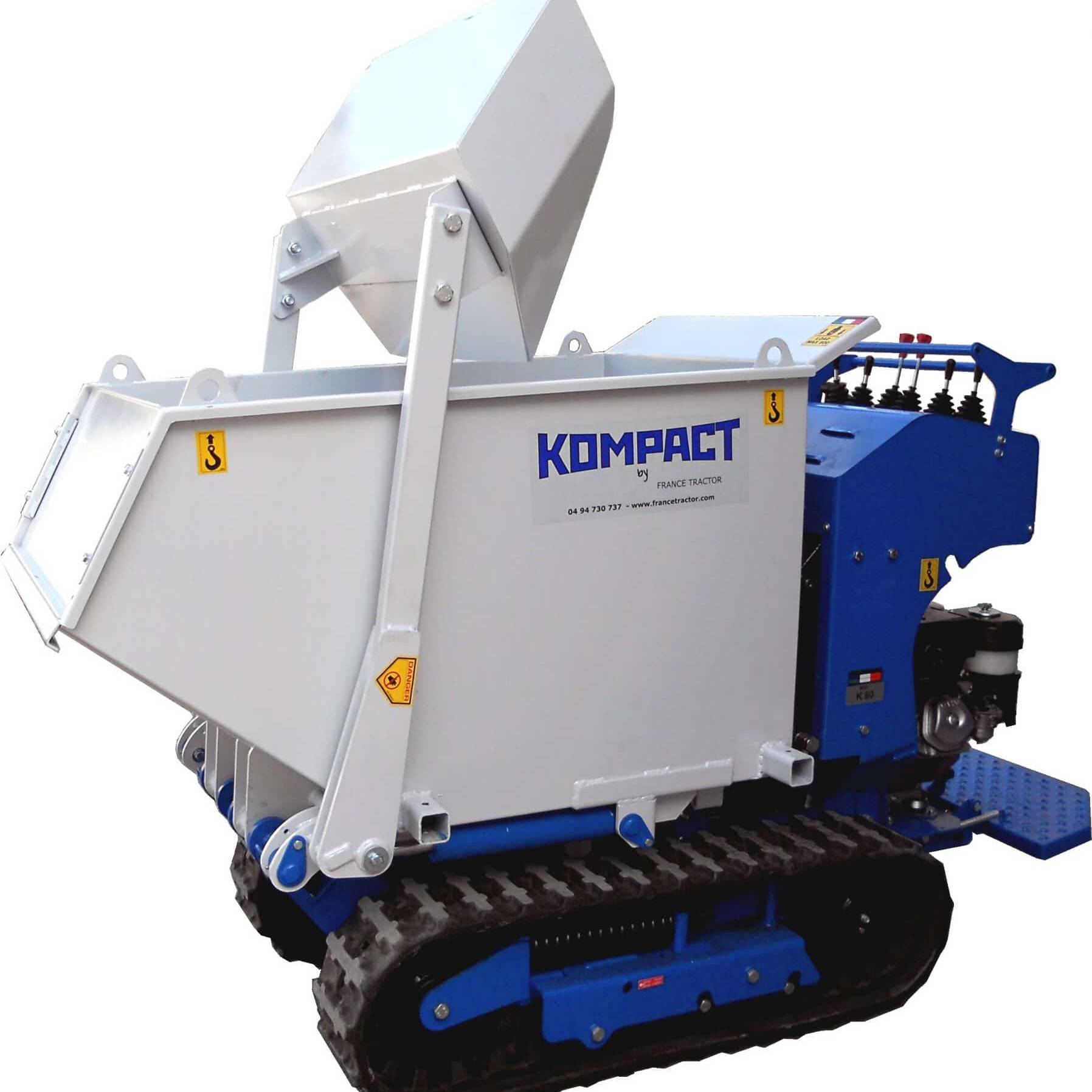 chenillard k80 avec cuve auto chargeur