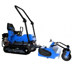 micro tracteur avec gyro de profil