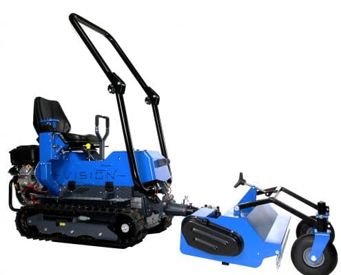 micro tracteur avec gyro de profil