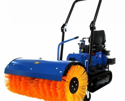 brosse pour micro tracteur à chenille