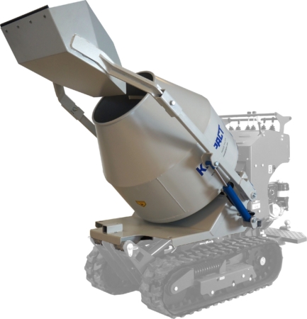 Bétonnière 350L godet chargeur pour K80