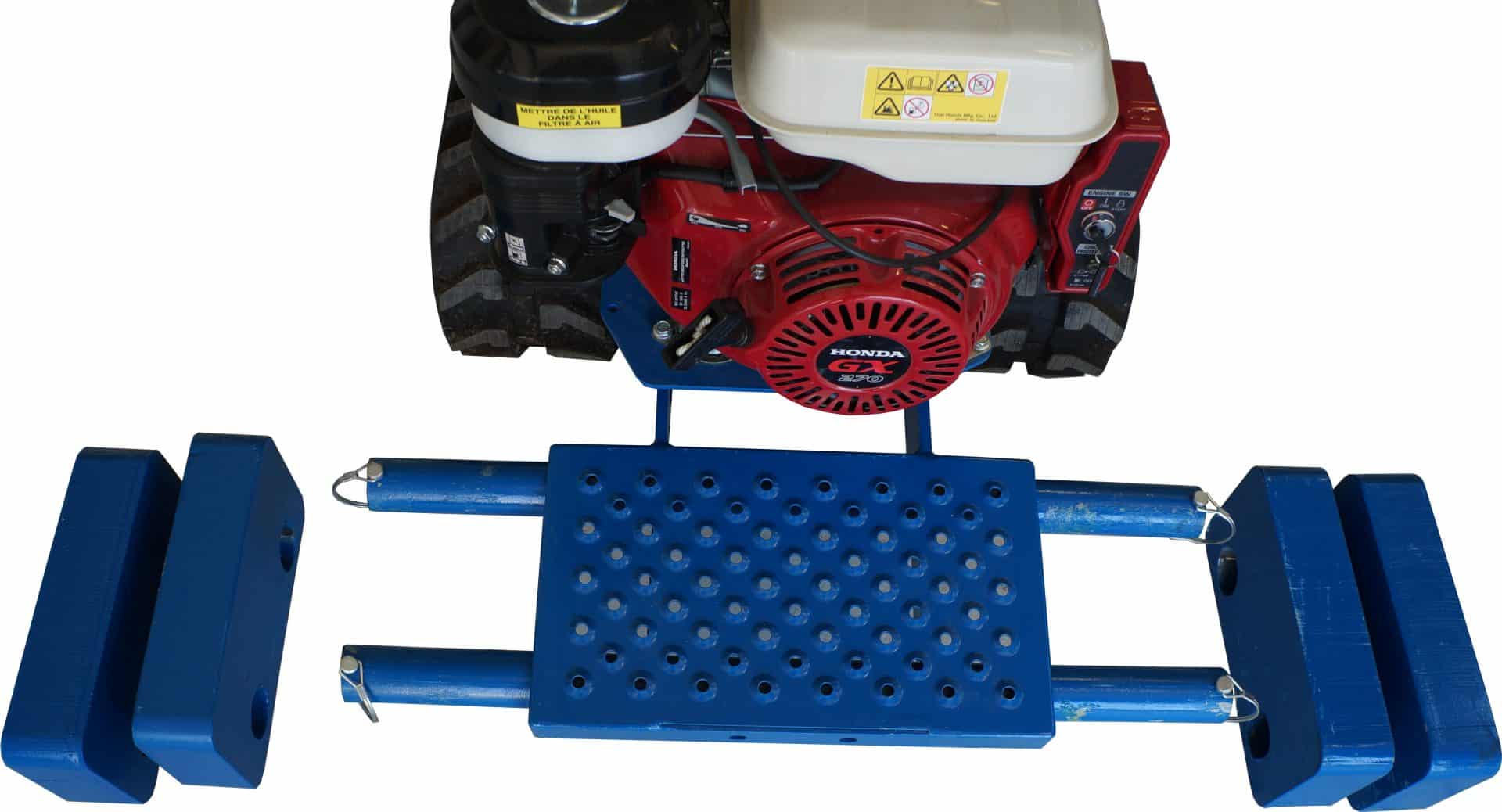 Paire de contrepoids pour plateforme = 50 kg - France Tractor
