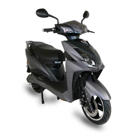 E-OPAI gris mat, élégant et sobre, c'est le scooter passe-partout