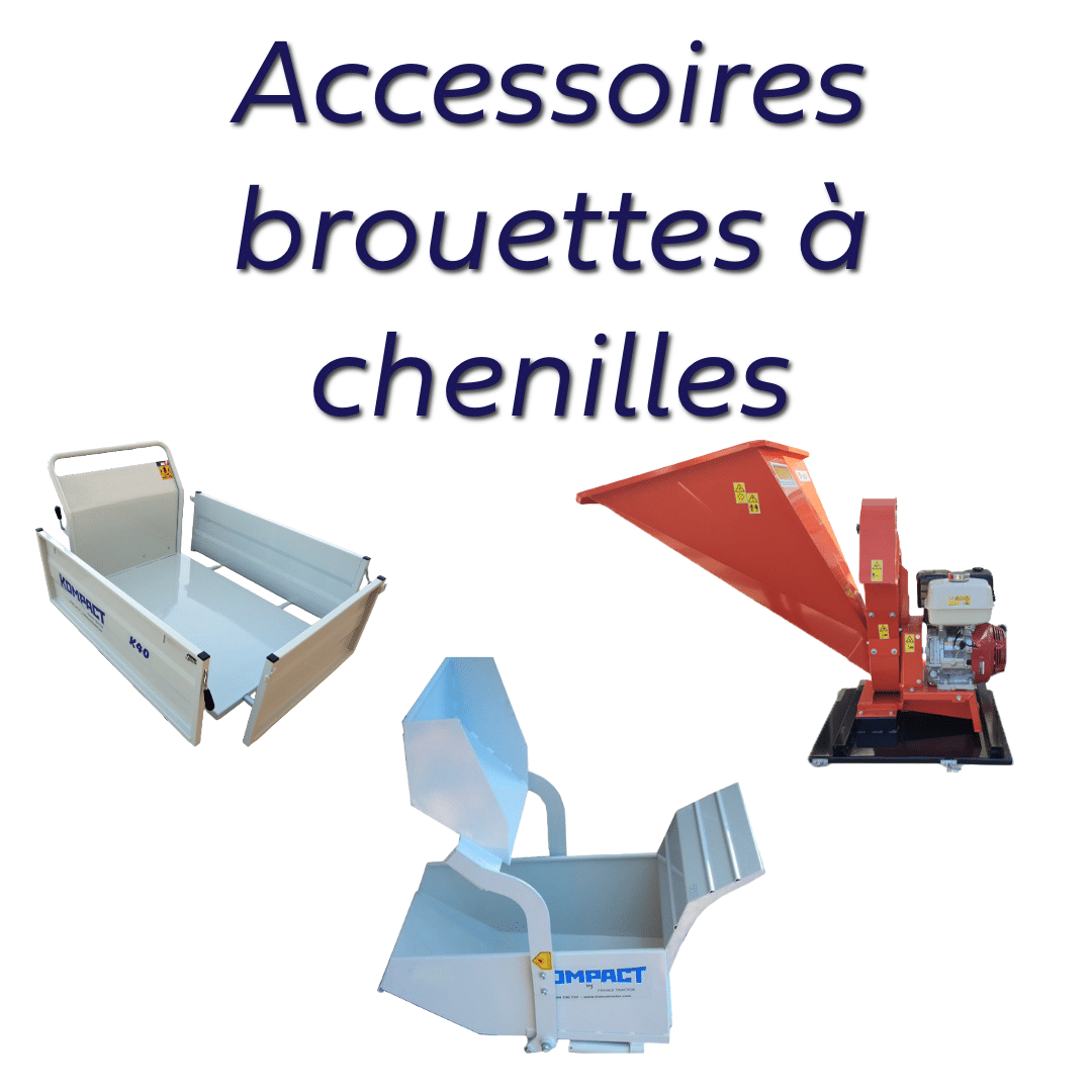 Accessoires brouettes &agrave; chenilles
