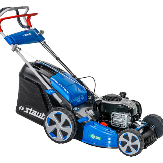 Tondeuse mulching Staub Allroad Plus 4 avec moteur Briggs & Stratton système 4 en 1