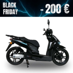 Scooter électrique 125 grandes roues E-Coral confortable et grande autonomie