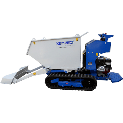 Dumper à chenilles Kompact K80 avec benne chargeuse 560 ltres-Mini dumper