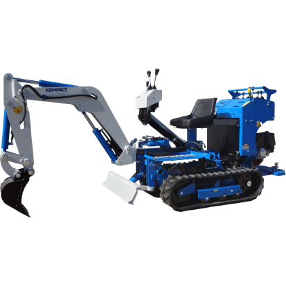 Mini pelle adaptable sur dumper à chenilles Kompact K80-Mini dumper