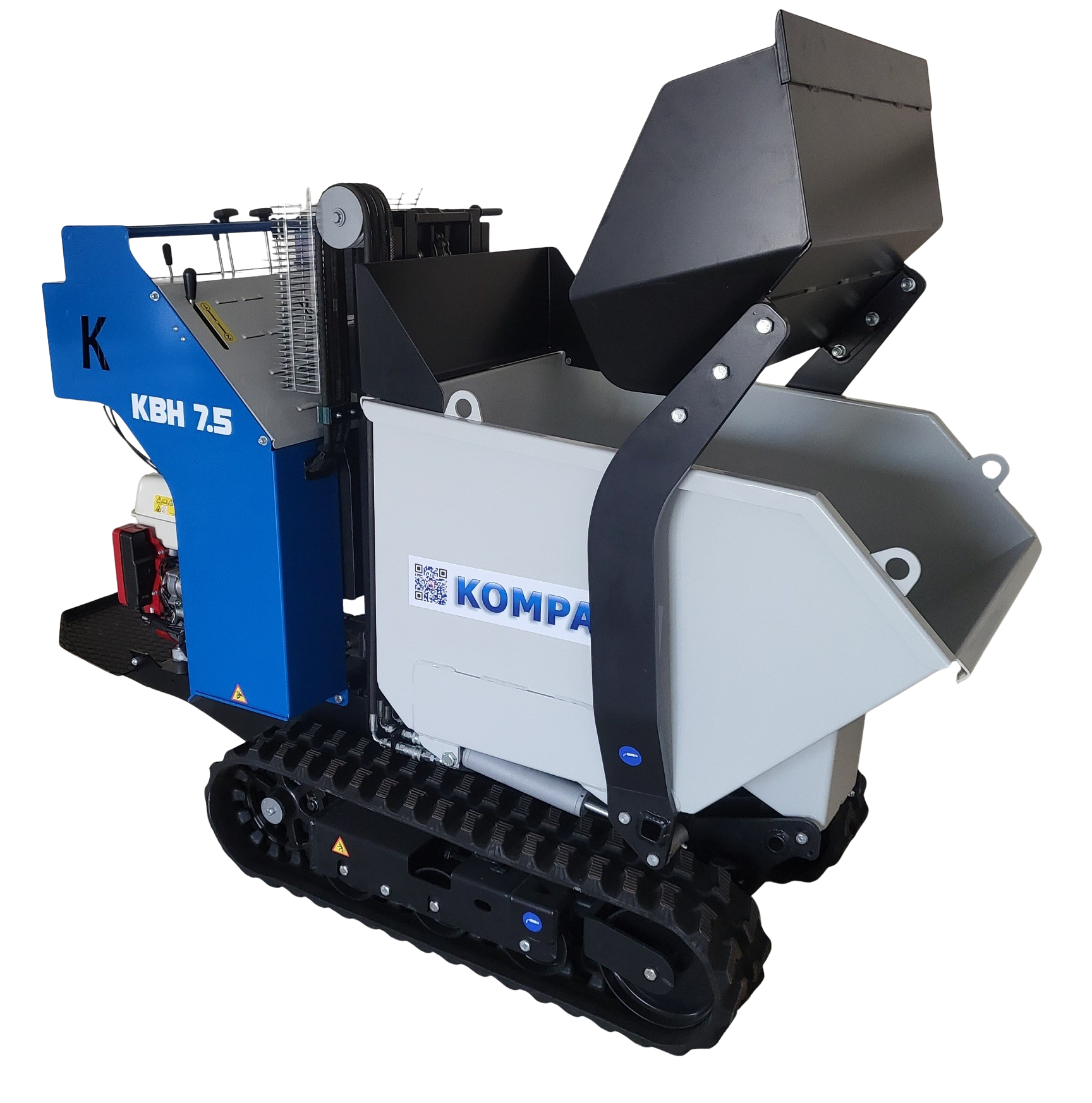 Benne chargeuse dumper sur chenilles KBH 7.5-Mini dumper