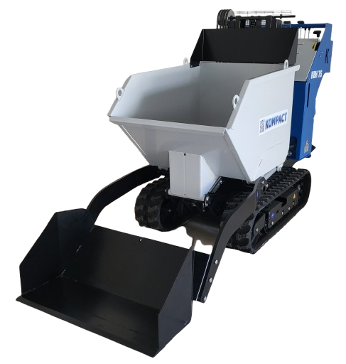 benne chargeuse godet au sol sur élévateur à chenilles KBH 7.5png-Mini dumper